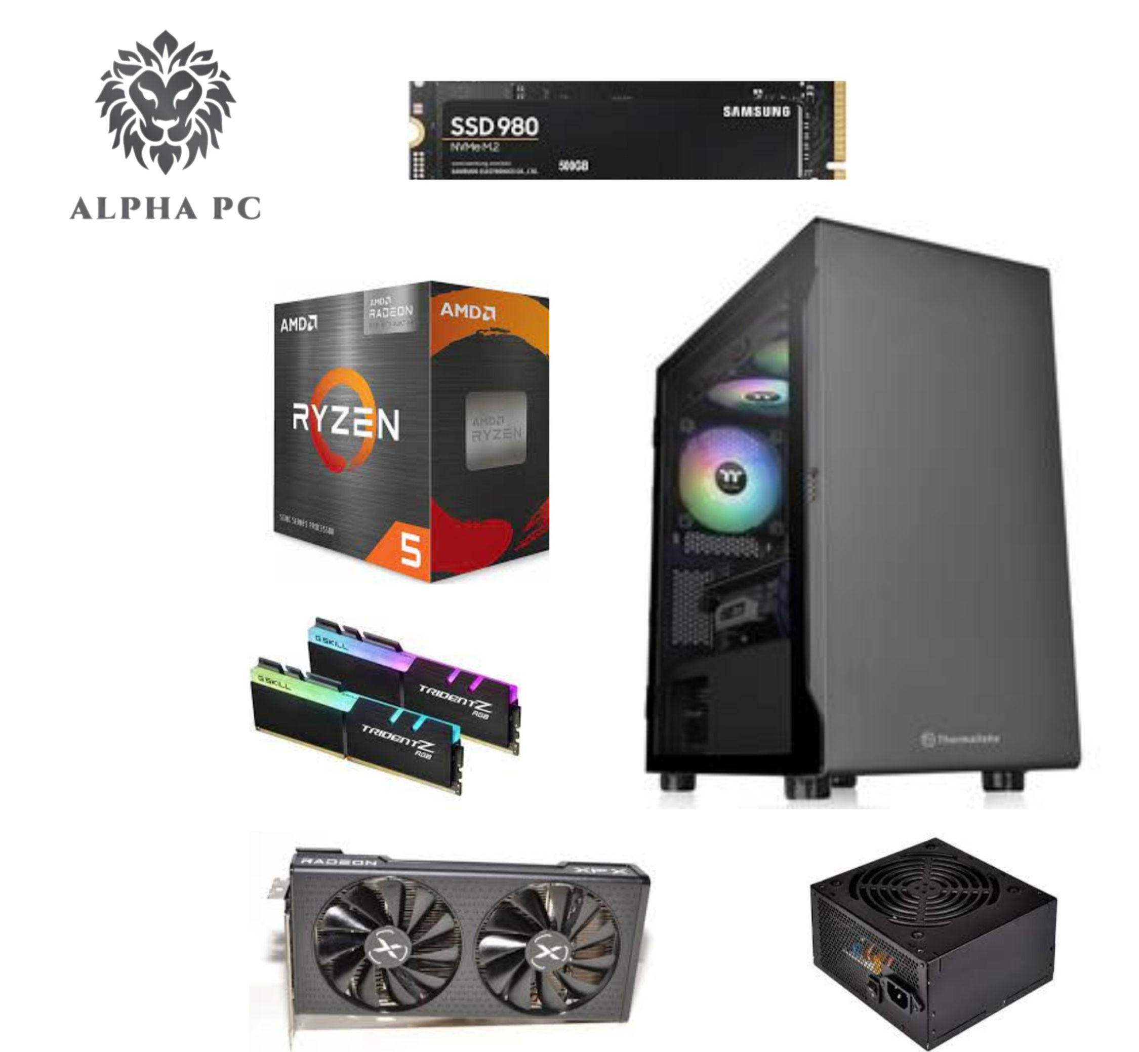 Raven Gaming PC I RX 6600 AMD Ryzen 5 5600
