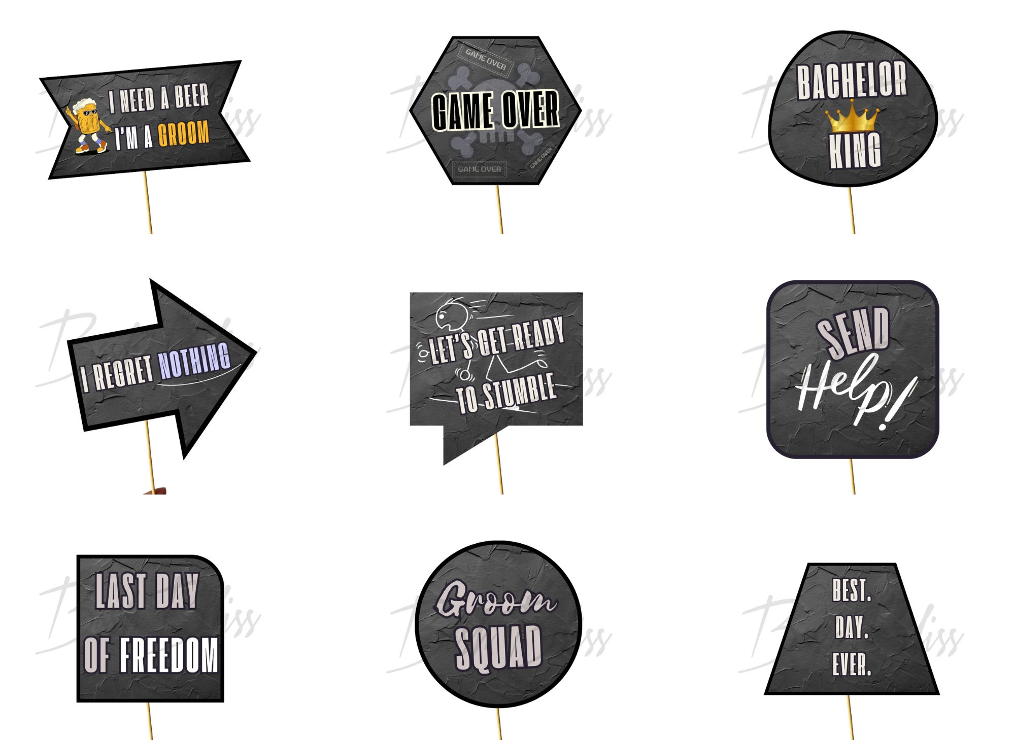 JGA Bräutigam Prop - Set