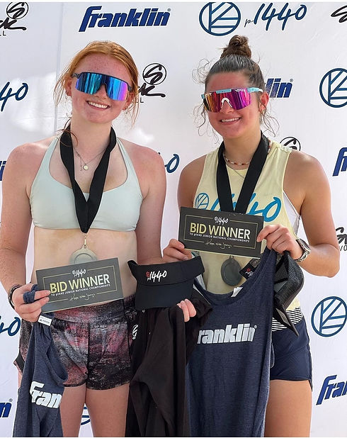 Bella taking 2nd with Ella in 16s p1440 futures tour.jpg