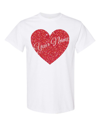 新品 HTH Glitter Heart Logo Tee 新品 HTH Glitter Heart Logo Tee - メルカリ