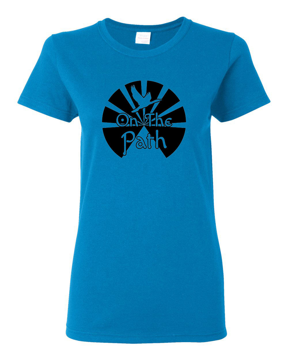 Womens Sapphire T-shirt - On The Path