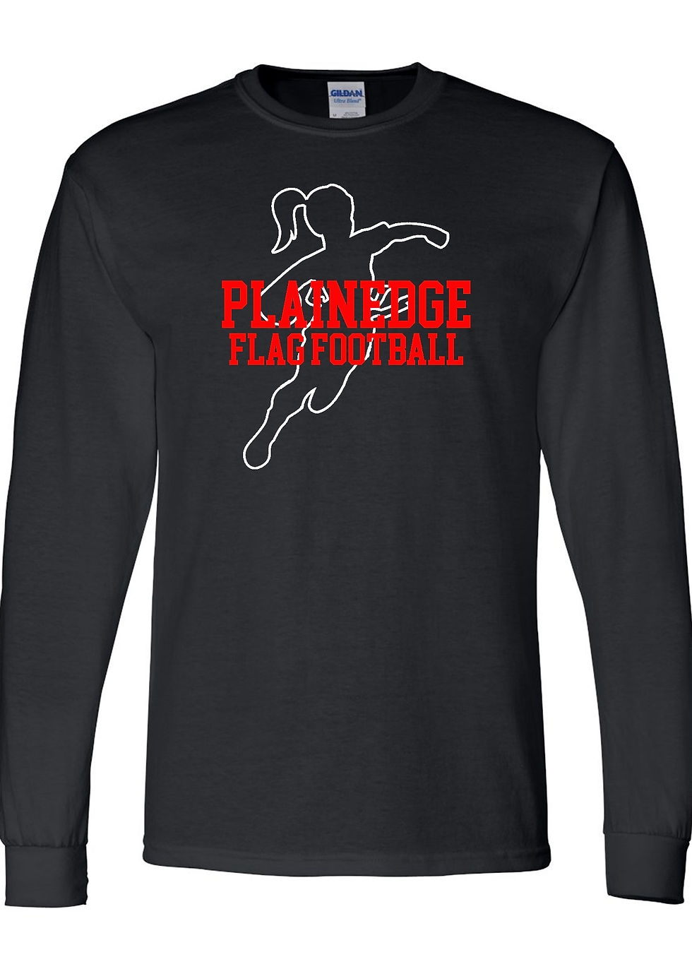 Thumbnail: Plainedge Flag Football Player - L/S T-Shirt