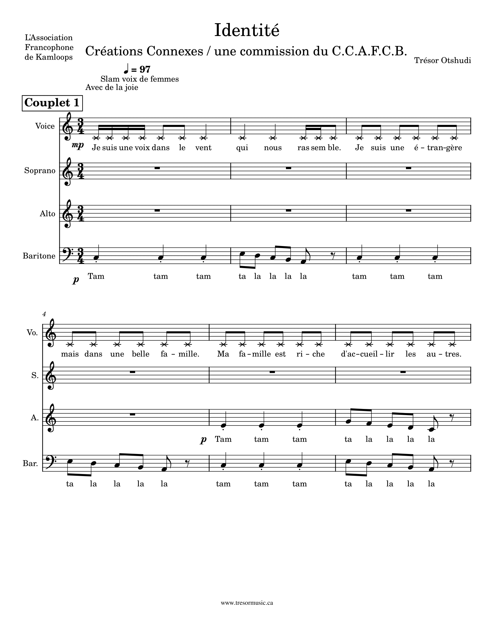 identité / Franco Colombien