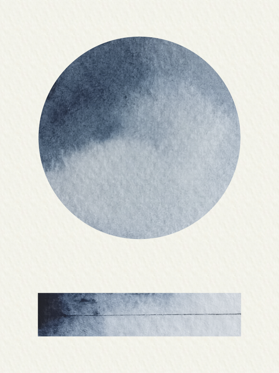 handcrafted professional watercolour. Transparent, subtly granulating and handmade in small batches by Ferrous & Bone
