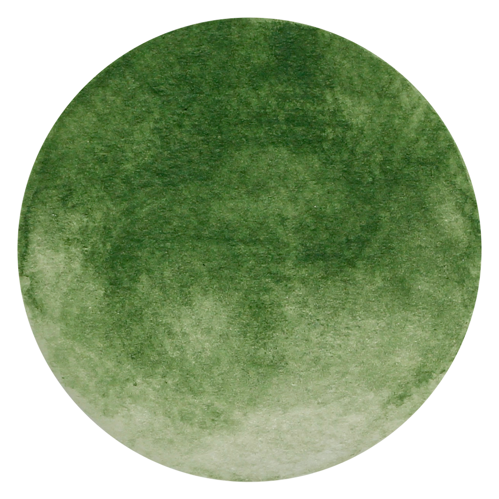Green Oxide handmade watercolour swatch