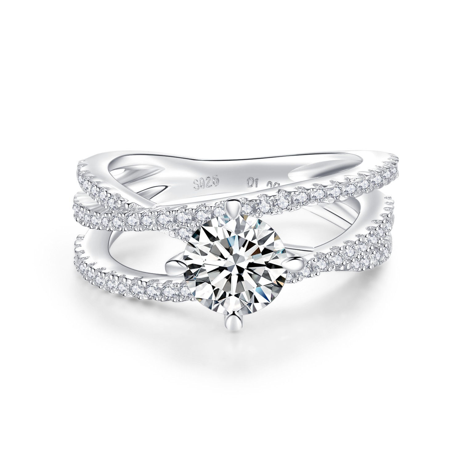 Ruizuan Gemstone Rings Wholesale Jewelry Purchase Women's Engagement Moissanite
