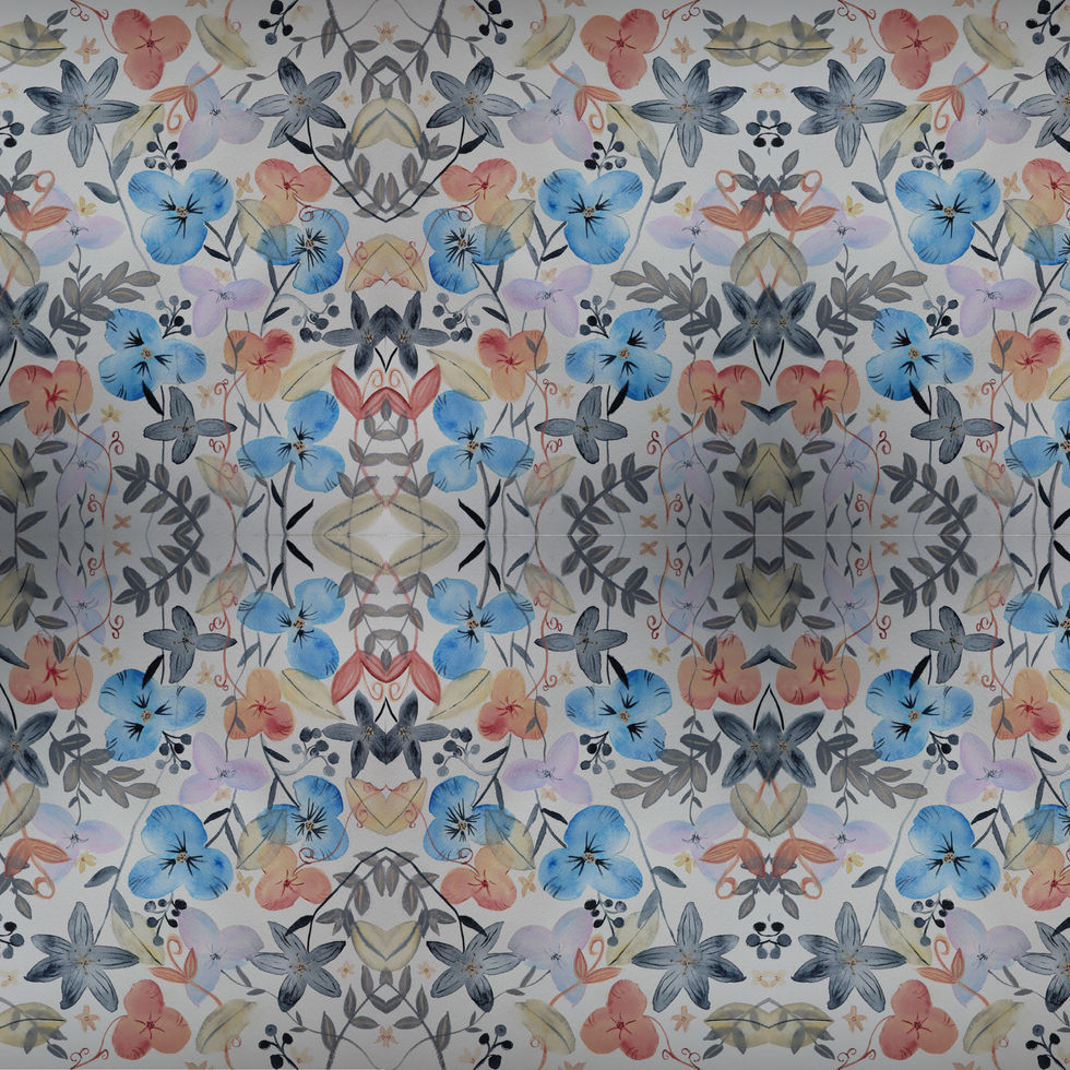 Patterns en acuarela 1