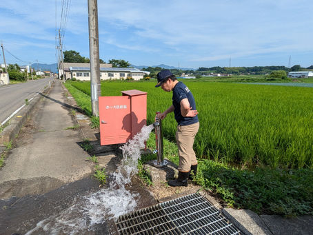 2024年7月7日 消火栓点検をおこないました