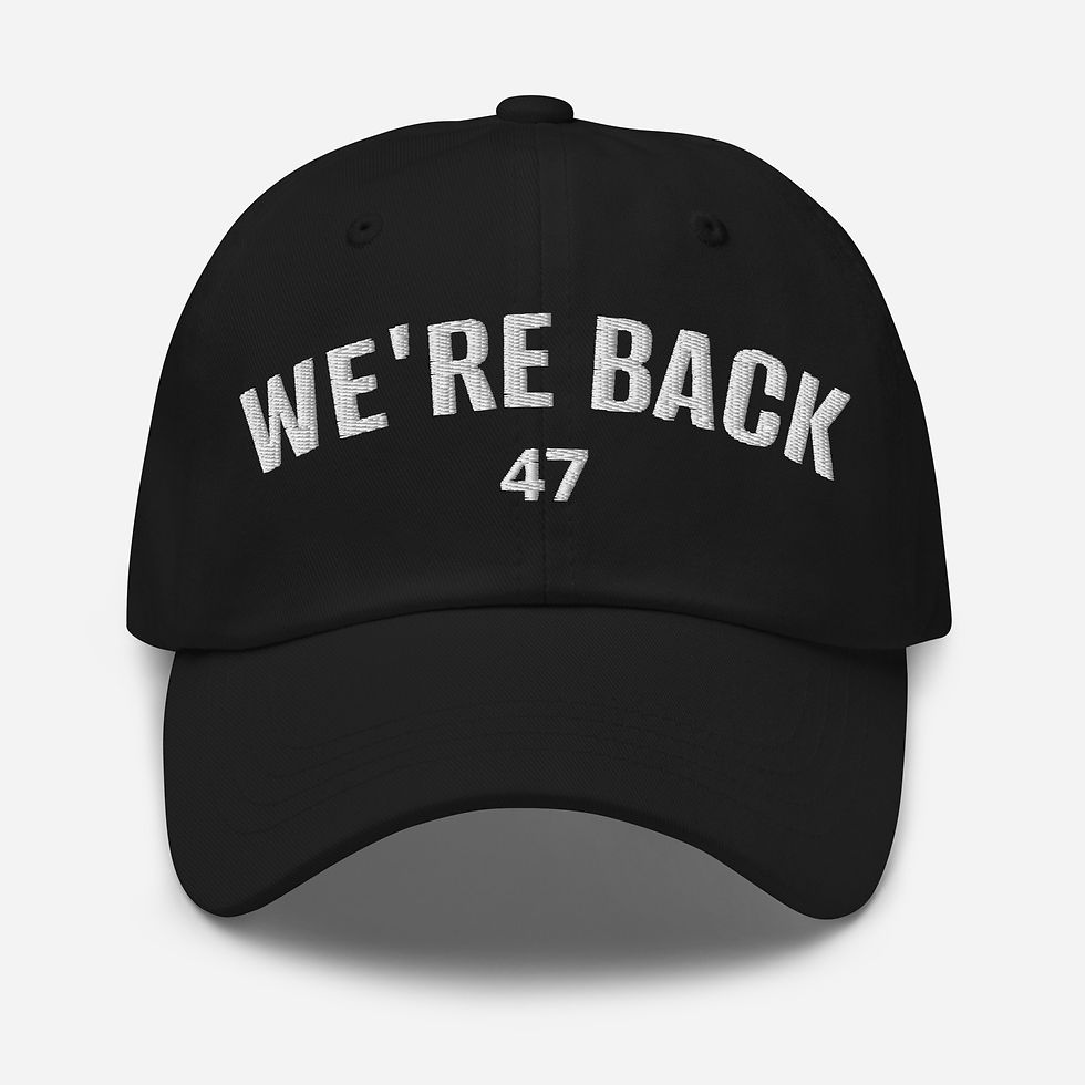 We're Back - Black Dad Hat