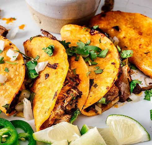 Pan Fried Birria Tacos