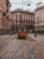 Milan tram system, milano 