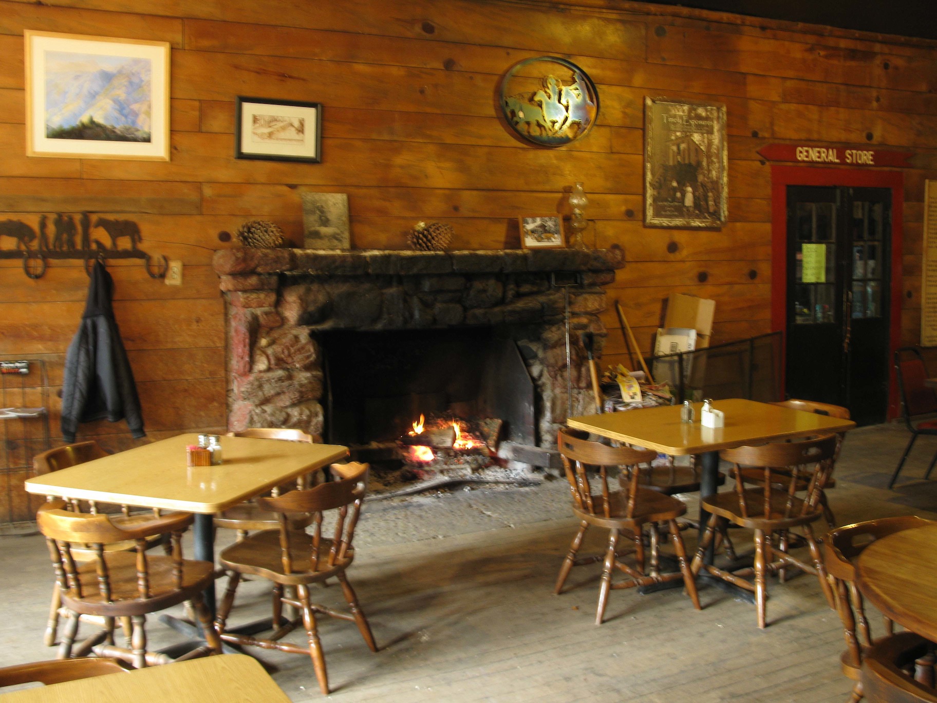 Pinehurst Lodge fireplace
