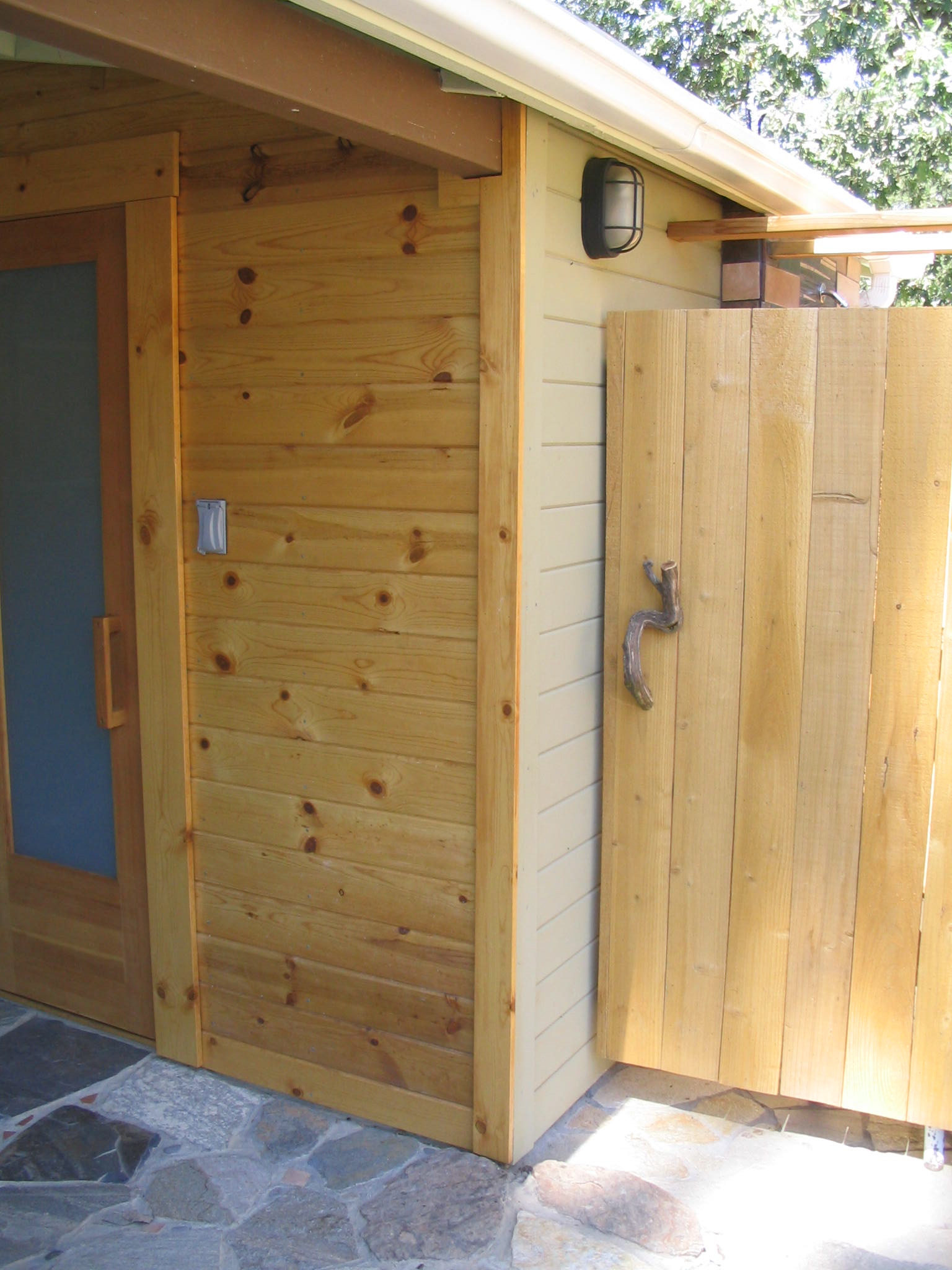 fivespot sauna and outdoor shower