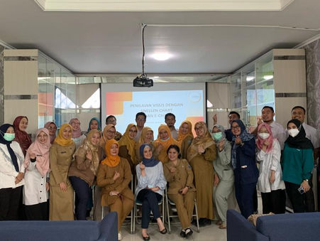 Orientasi Penguatan Penaggulangan Gangguan Penglihatan bagi tenaga Kesehatan di UPTD Puskesmas