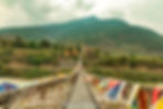 Punakha Suspension Bridge - a must visit sightseeing place in Punakha, Bhutan