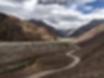 Road from Kaza to Chandratal Lake, Spiti Valley - Himachal Pradesh, India