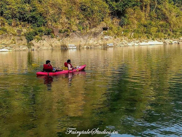 22. Shnongpdeng_Kayaking at Pioneer Adventures campsite near Umngot river_The Meghalaya Odyssey_Fairytale Travel blog
