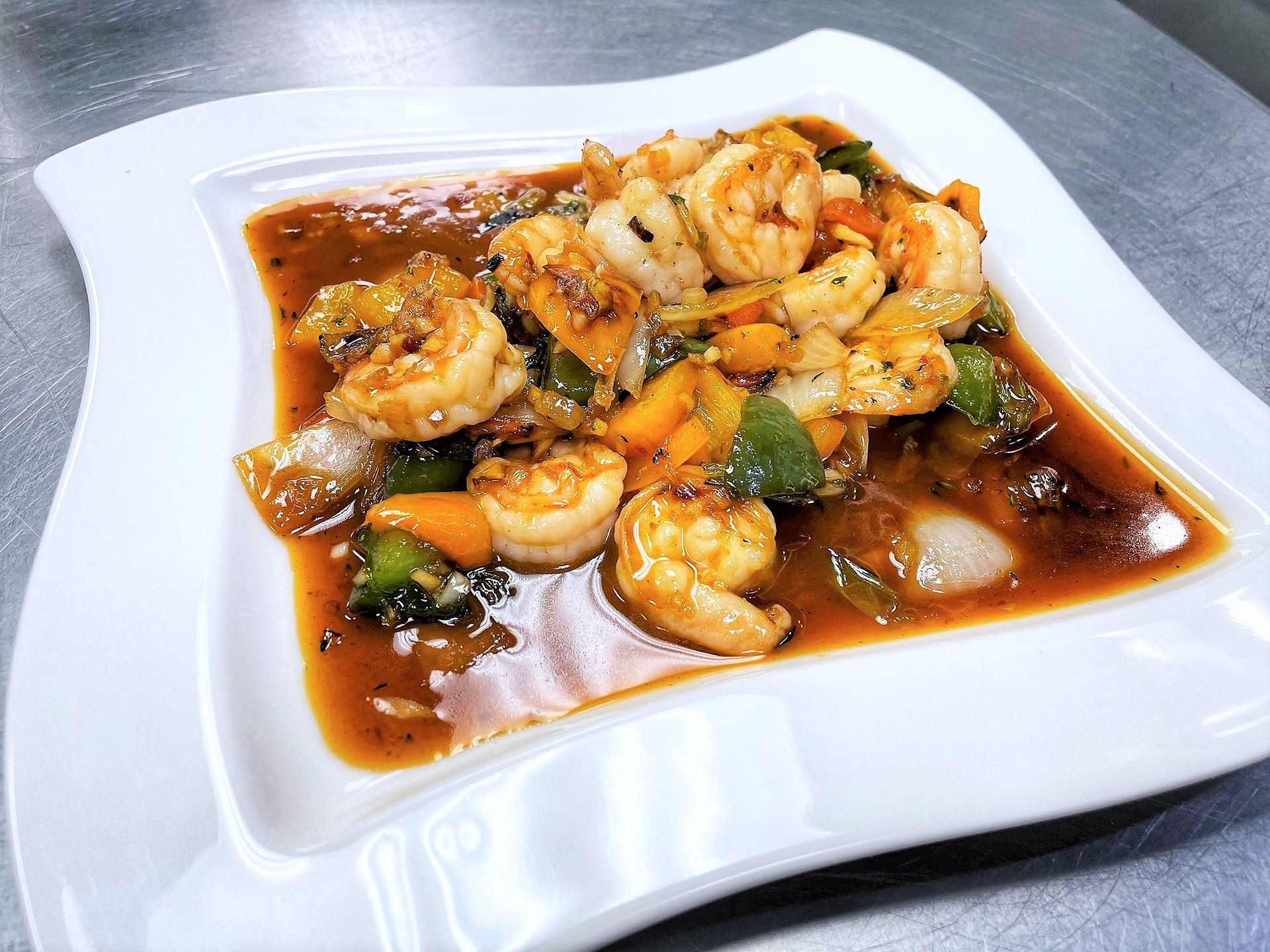 Spicy Honey Shrimp