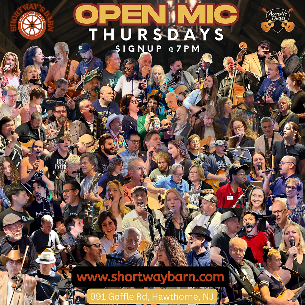 Open Mic Thursday @ Shortways Barn