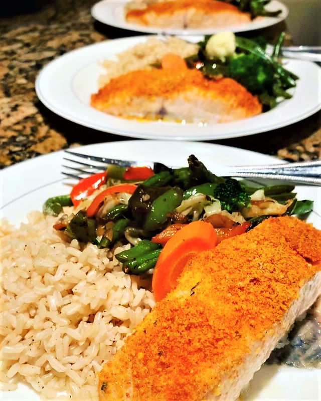Lemon Parmesan Salmon