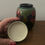 Thumbnail: Gouda Holland Art Deco High Gloss Ceramic Jar with Lid