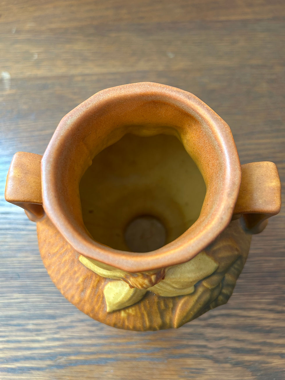 Thumbnail: Vintage Roseville Pottery “Dogwood” Vase - 6"