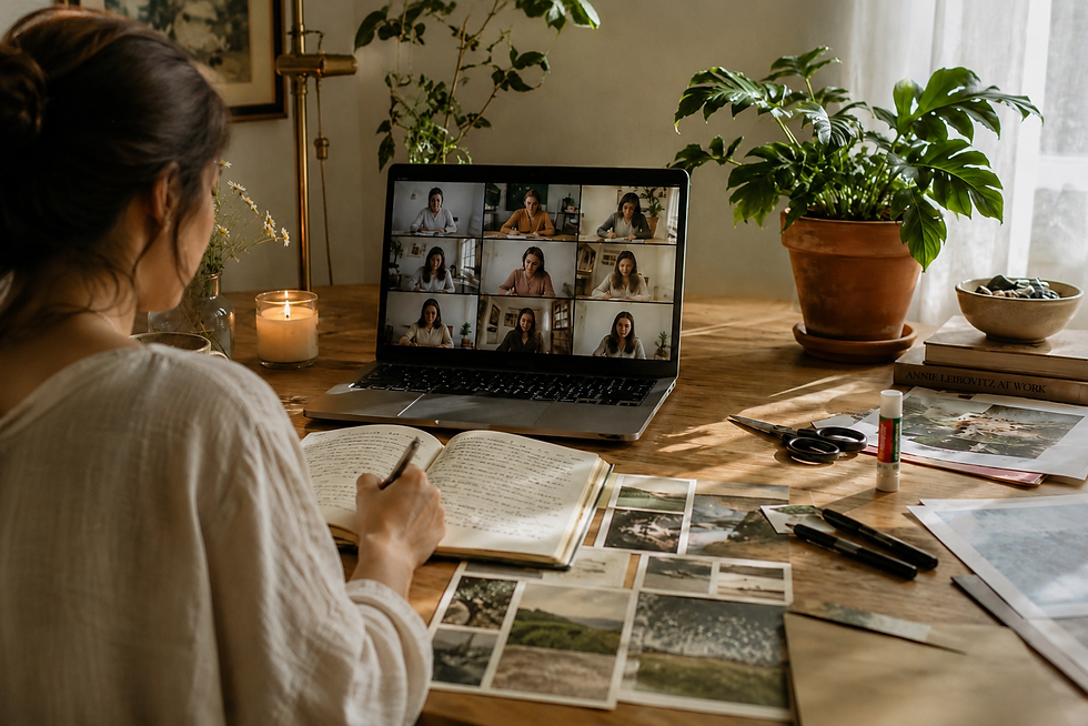 Ekphrasis at Home: an online creative gathering for women
