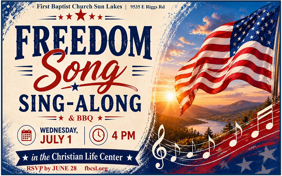 FREEDOM SONG SING-A-LONG