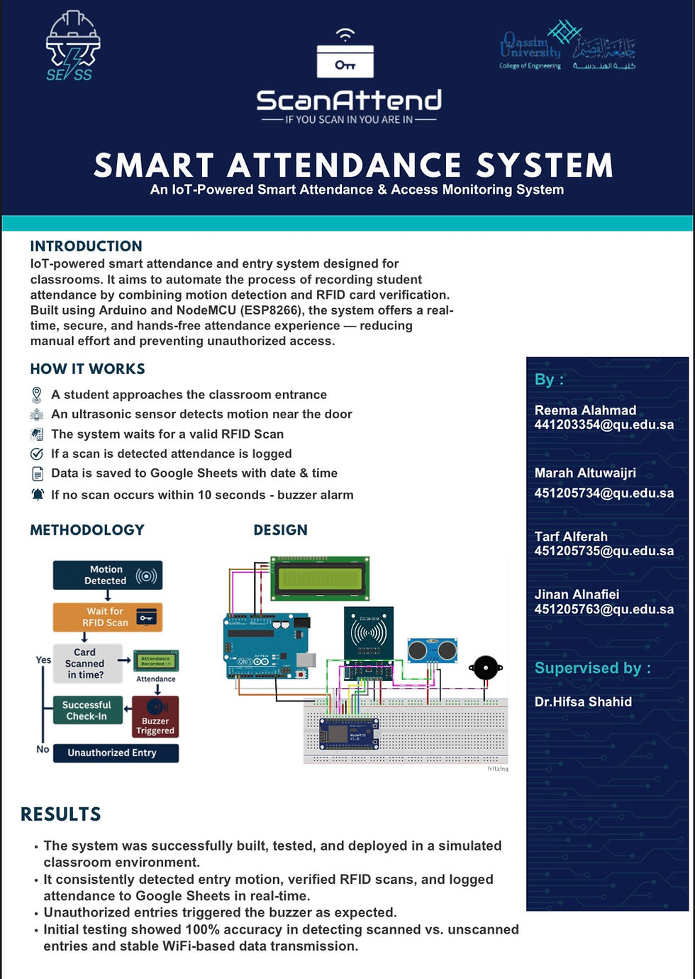 ScanAttend Gate: A Smart Attendance System Designed with Purpose