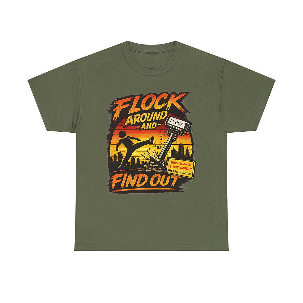 Thumbnail: Flock Around and Find Out T-Shirt | Funny Goose Graphic Tee
