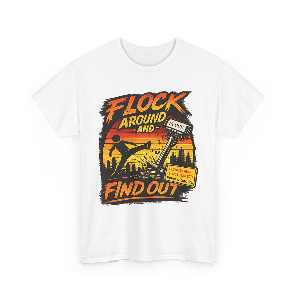 Thumbnail: Flock Around and Find Out T-Shirt | Funny Goose Graphic Tee