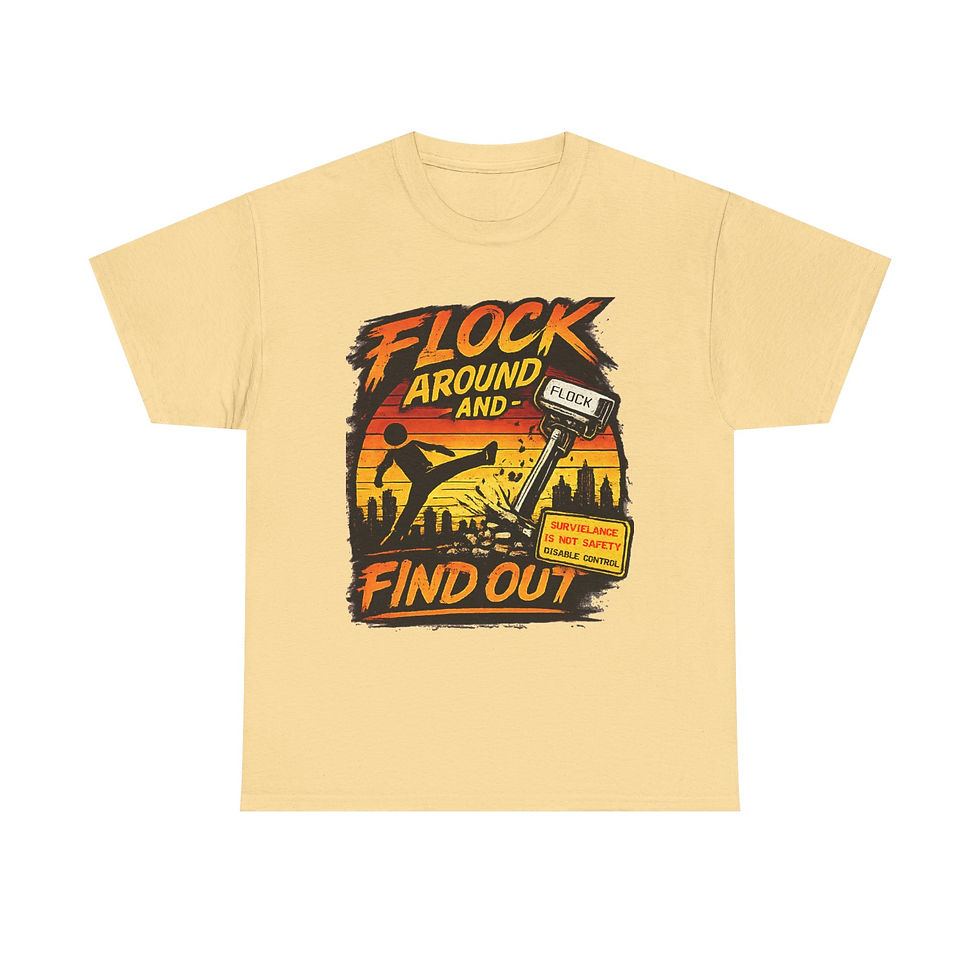 Thumbnail: Flock Around and Find Out T-Shirt | Funny Goose Graphic Tee