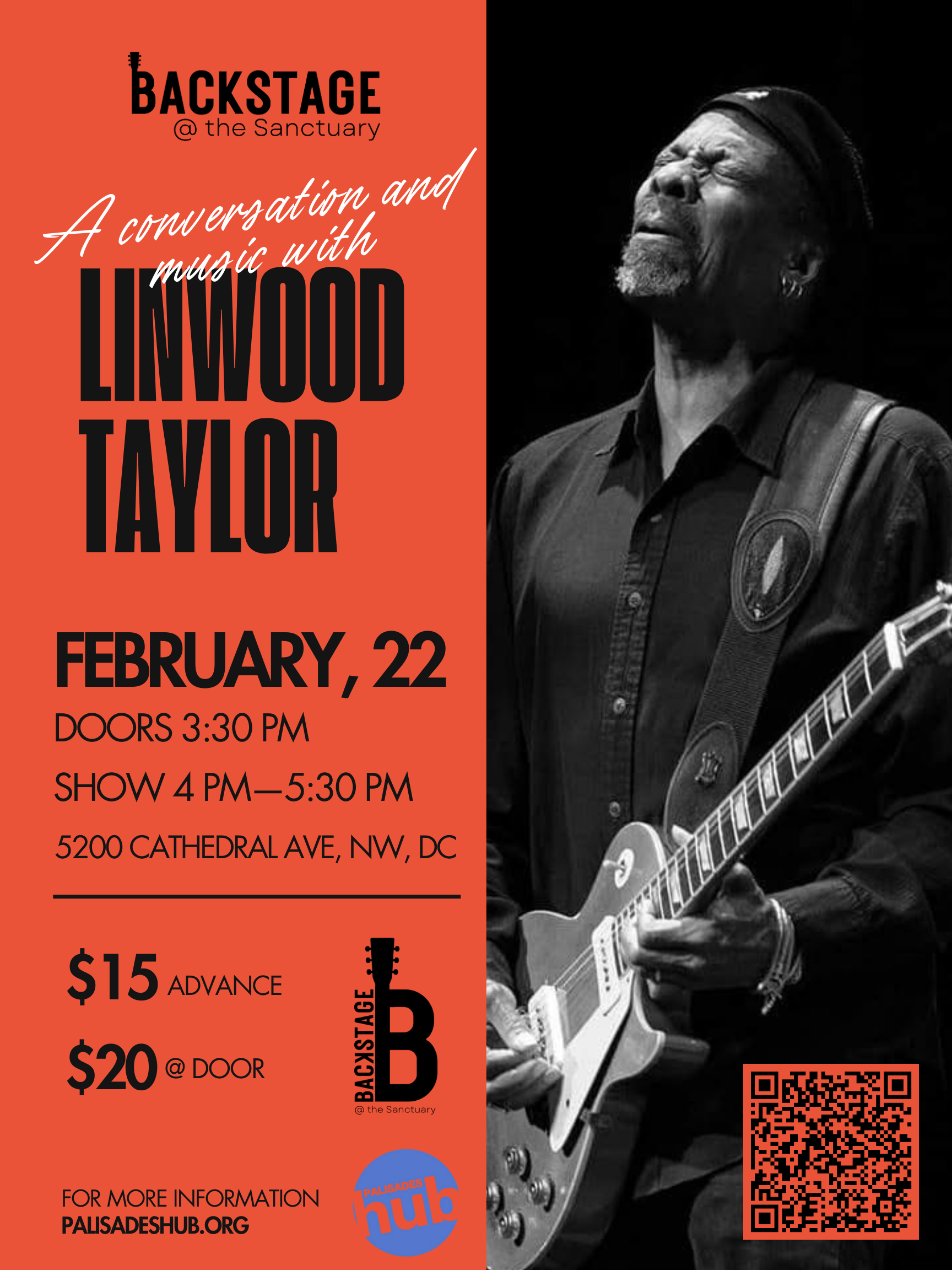 Backstage @ The Sanctuary w/ Linwood Taylor