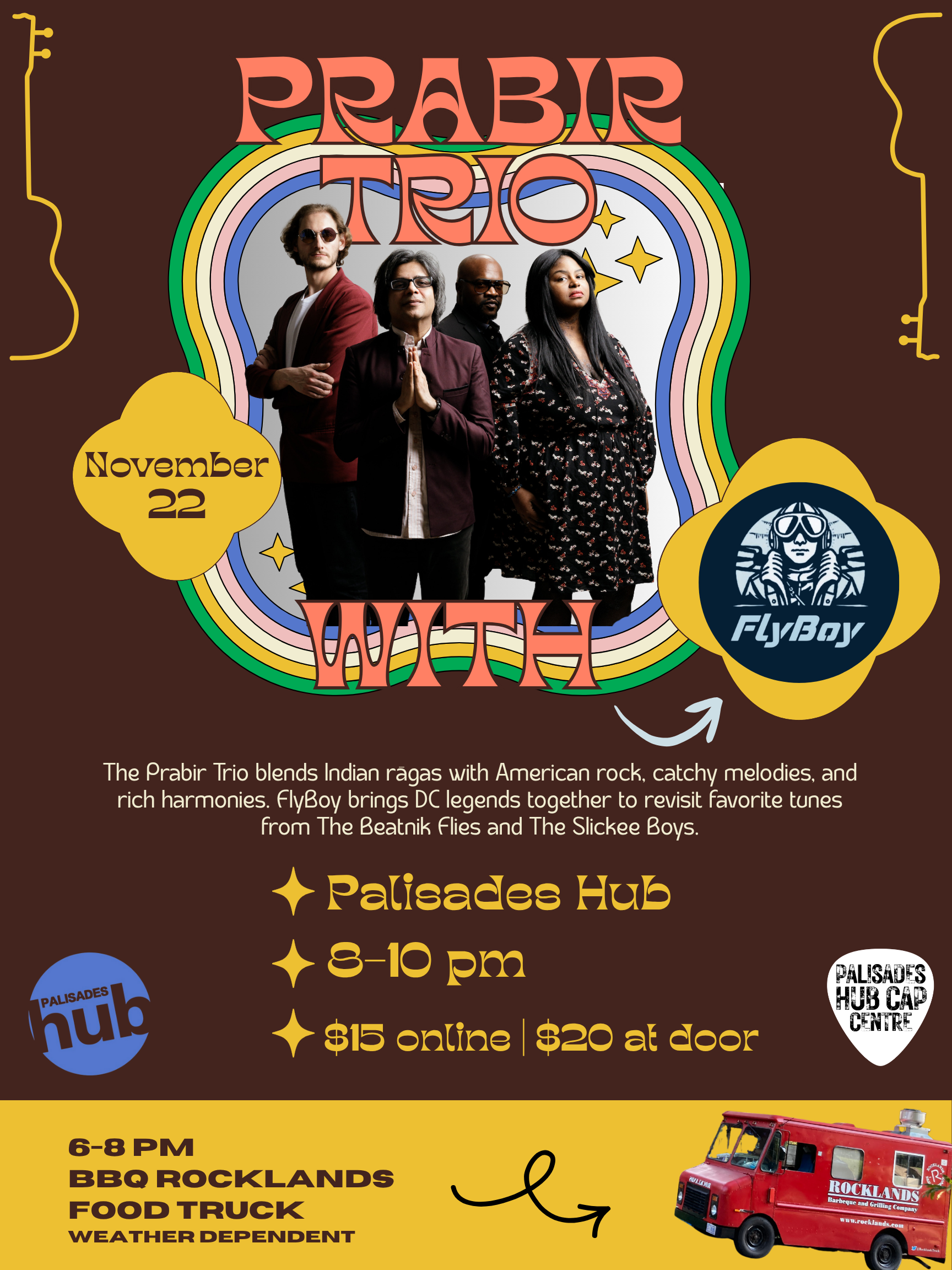 Hub Cap Centre Presens! The Prabir Trio w/ FlyBoy