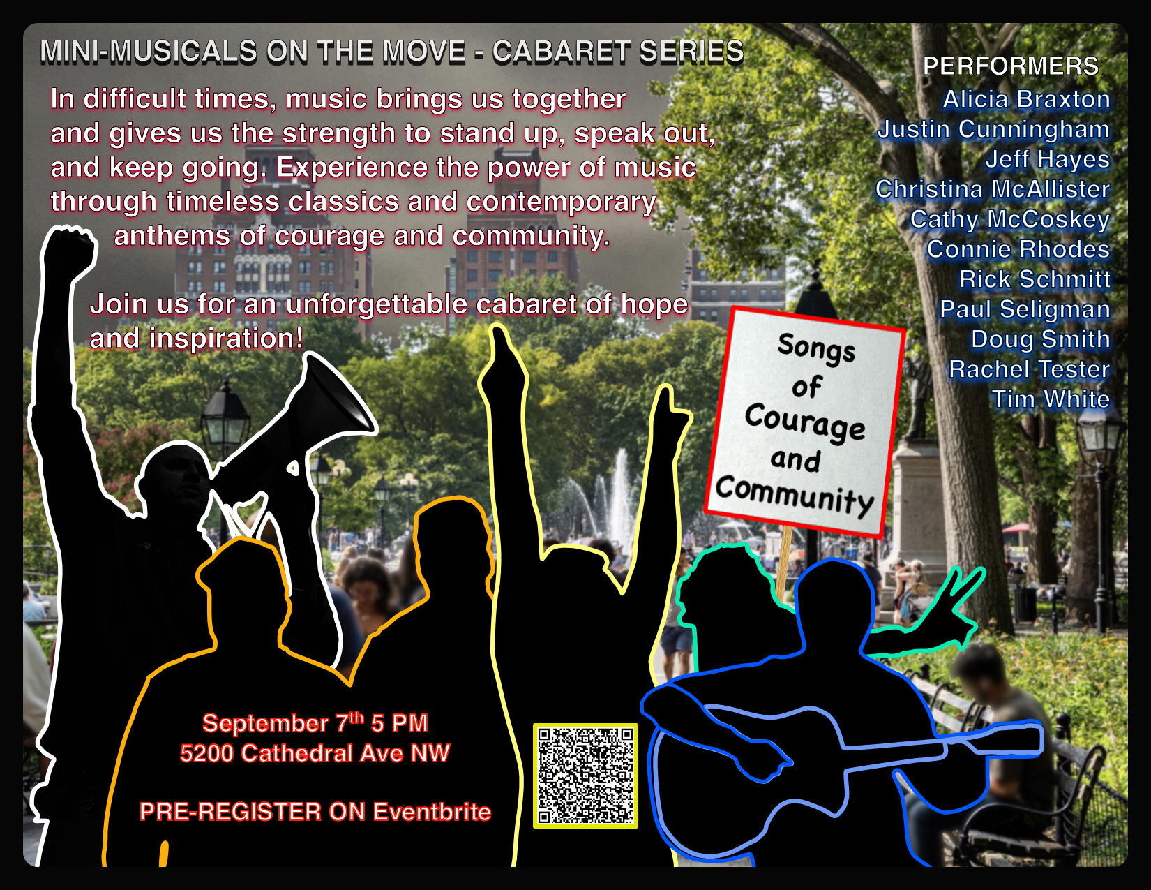 Fall Cabaret: Songs of Courage & Community (Presented by Mini Musicals on the Move)