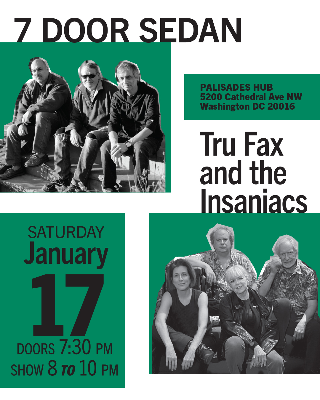 7 Door Sedan w/Tru Fax & The Insaniacs
