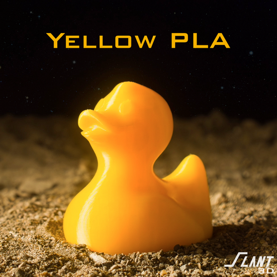 Yellow PLA in Teleport 3D Print Service