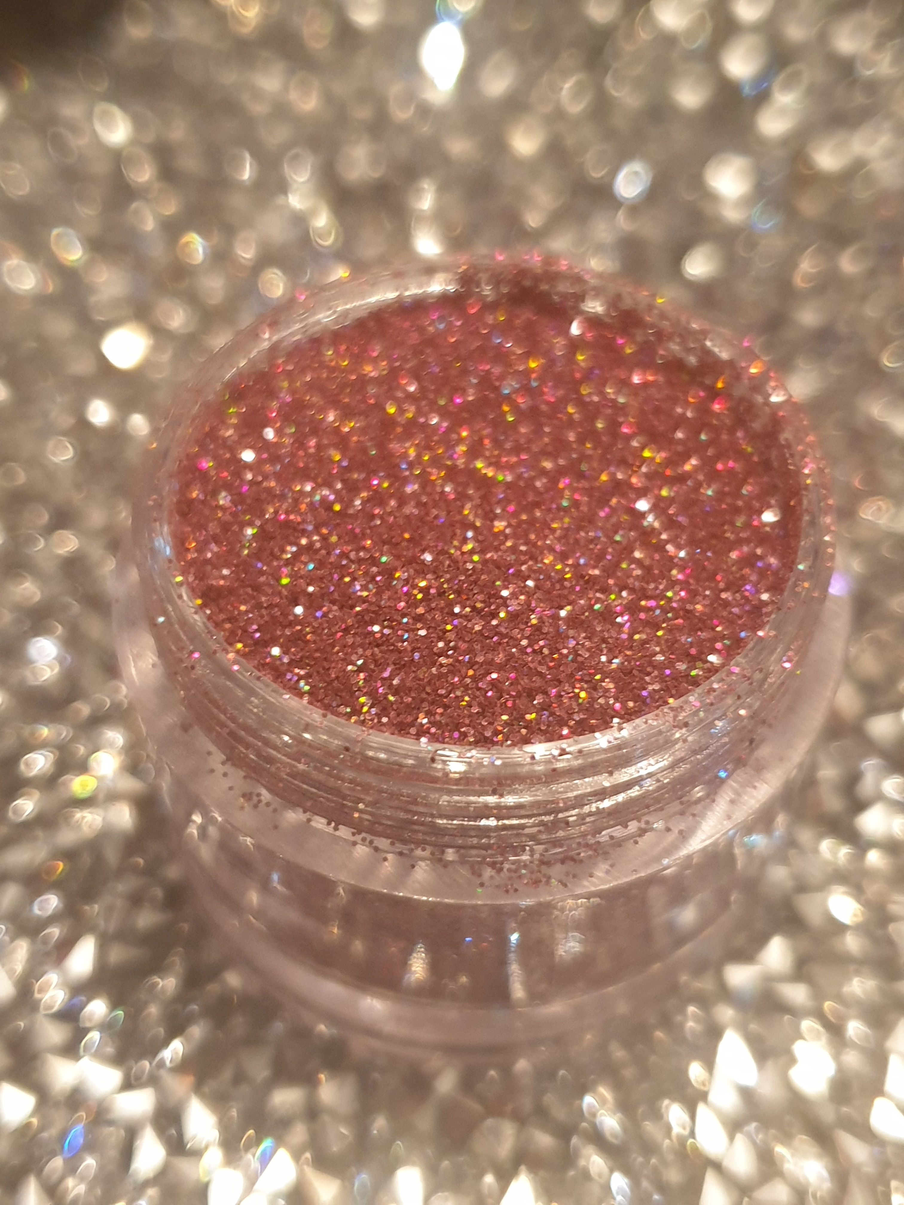 Holo Pink Glitter Pot