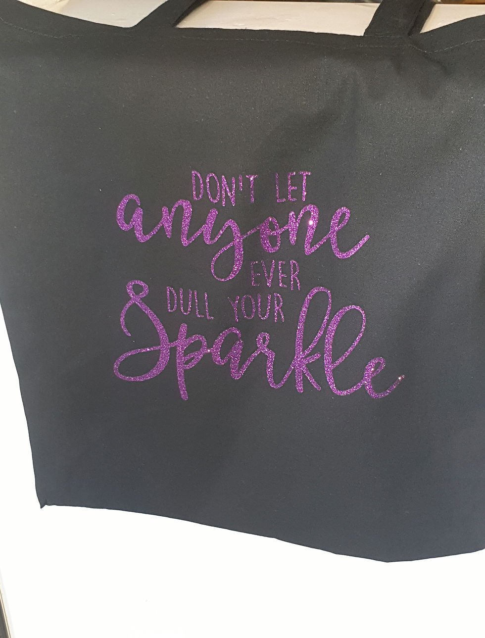 Dull your sparkle Tote bag