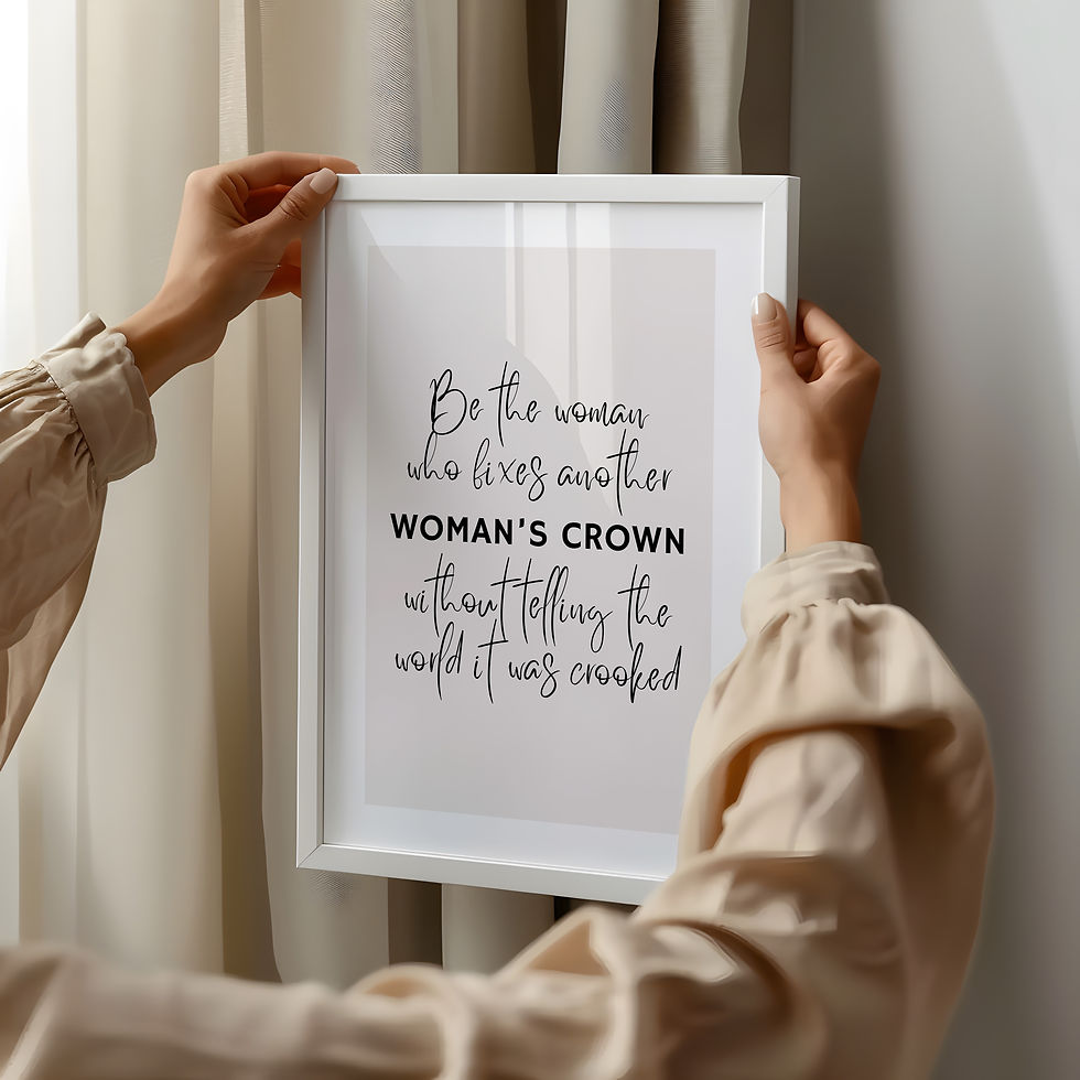 Thumbnail: Woman's Crown Quote Print