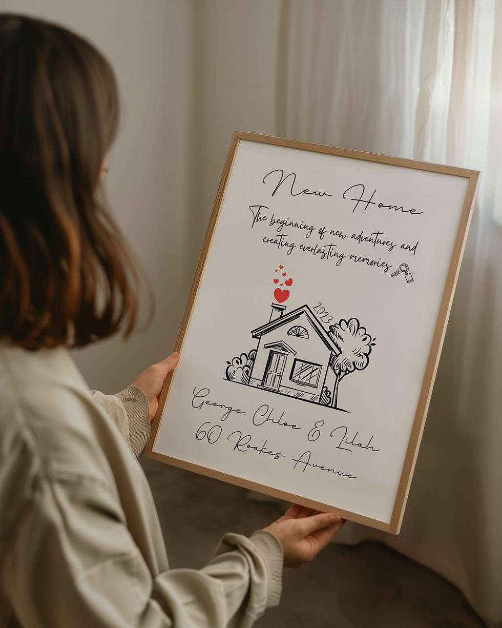 Thumbnail: Personalised New Home Print