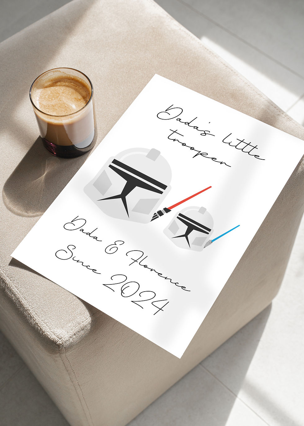 Thumbnail: Personalised Storm Trooper Print