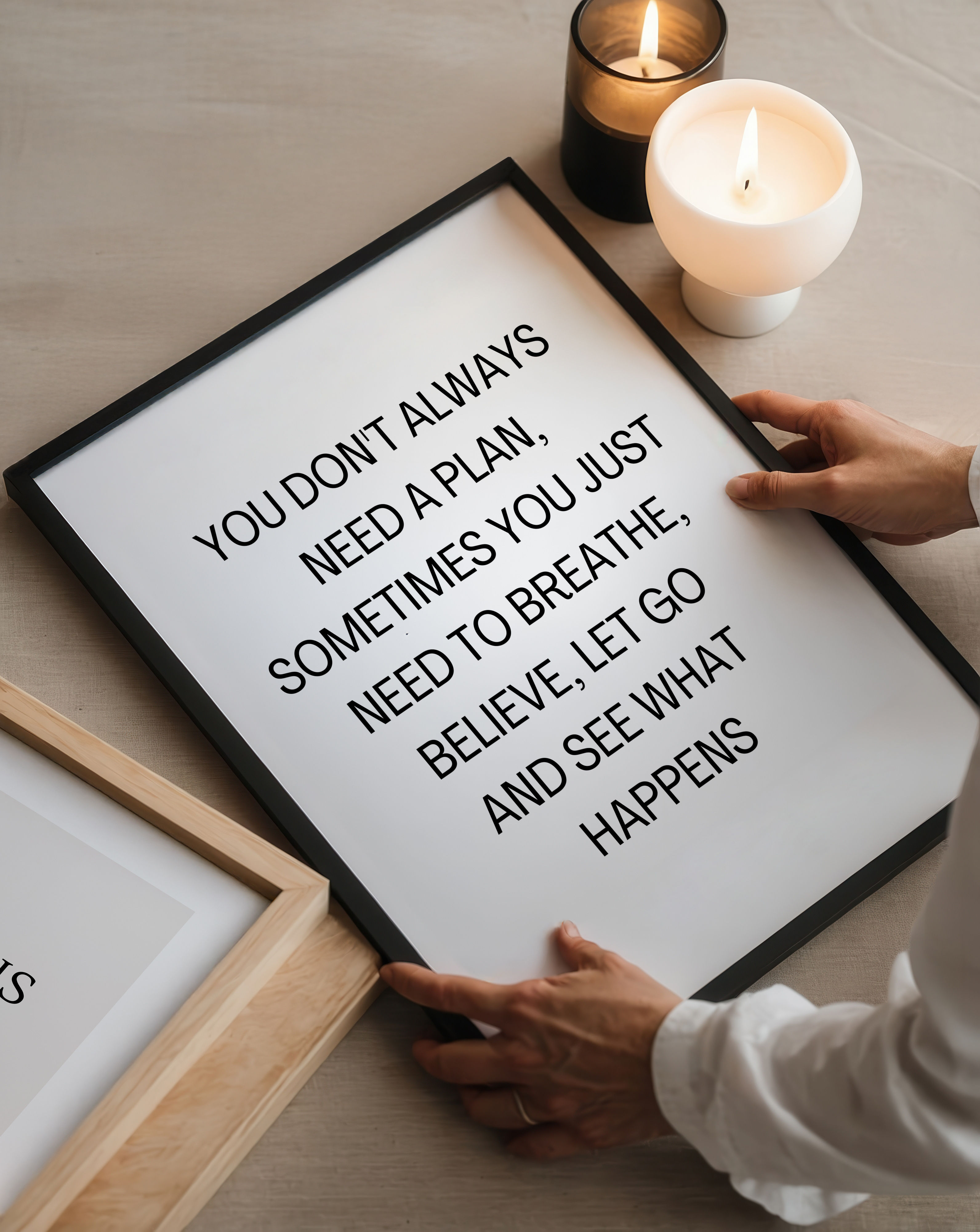 Don't Always Need A Plan Print