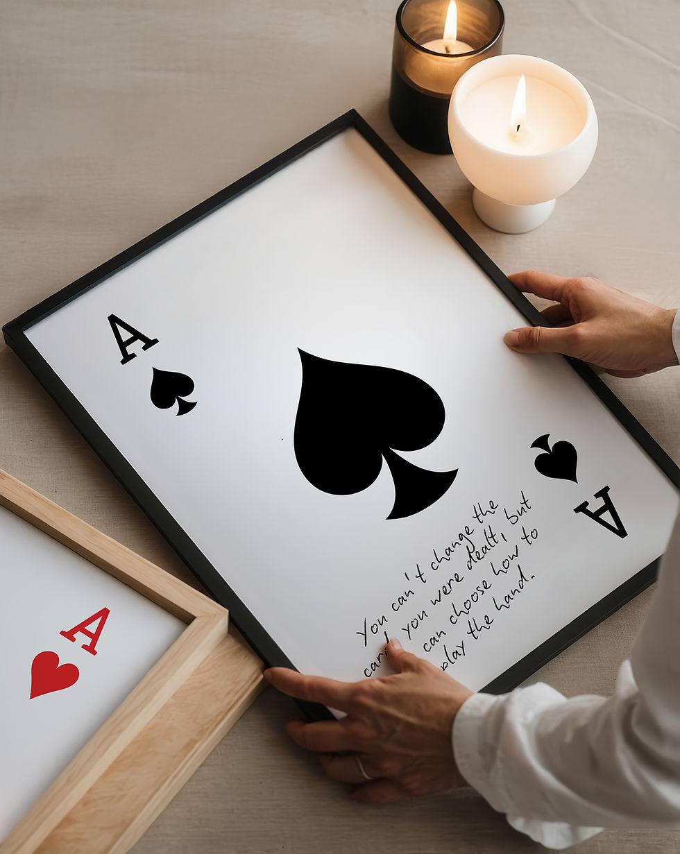 Thumbnail: Ace Card Quote Print