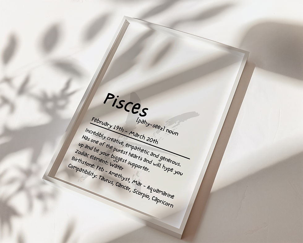Thumbnail: Pisces Definition Print