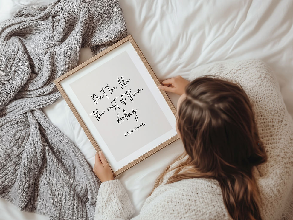 Thumbnail: Rest Of Them Darling Quote Print