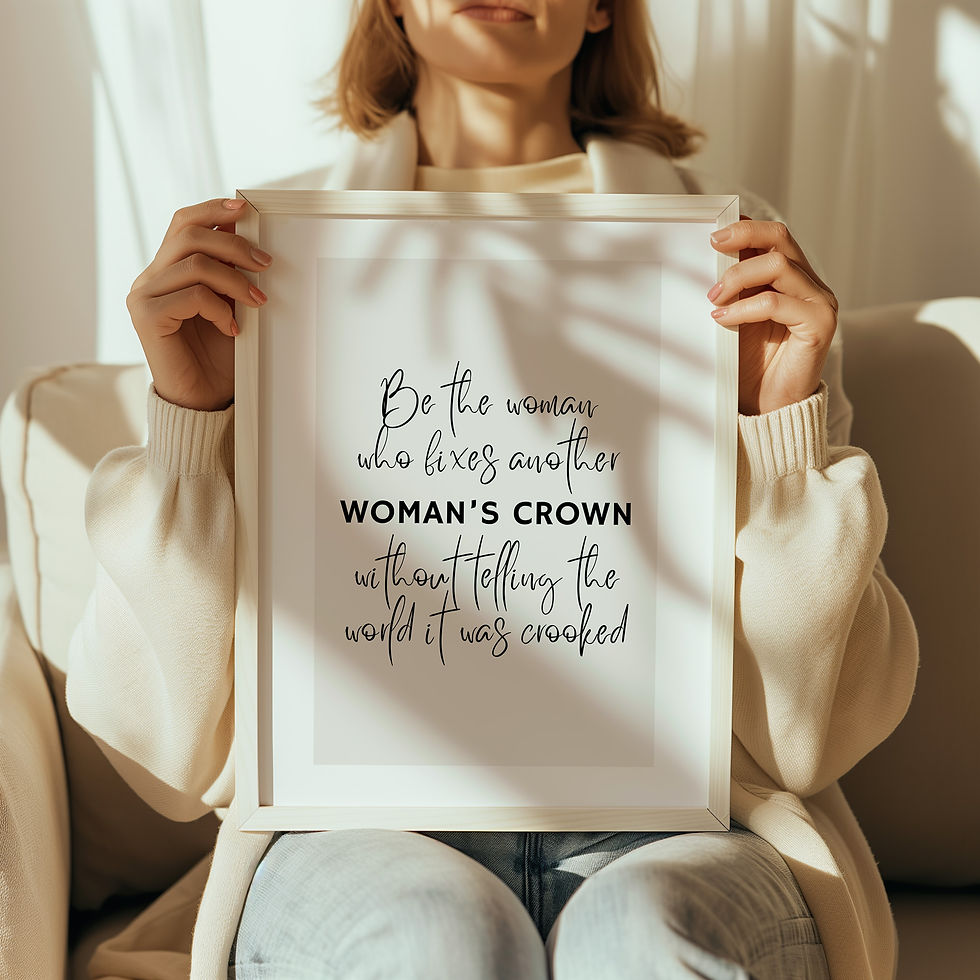 Thumbnail: Woman's Crown Quote Print