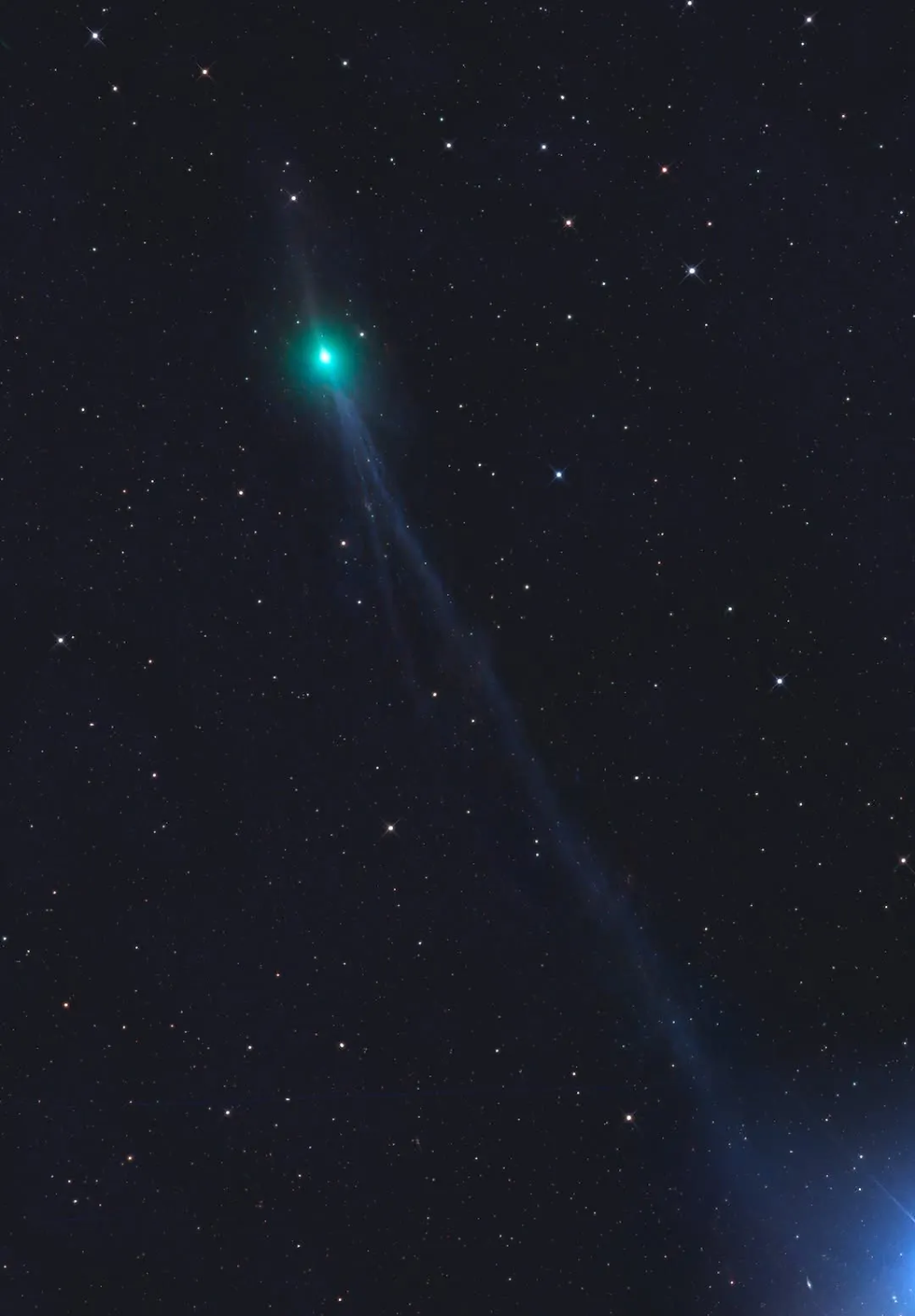 2025年11月24日 1時58分(UTC)、ナミビアの12インチ望遠鏡で撮影された3I/ATLAS。