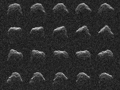 小惑星「2016 AJ193」が自転している様子