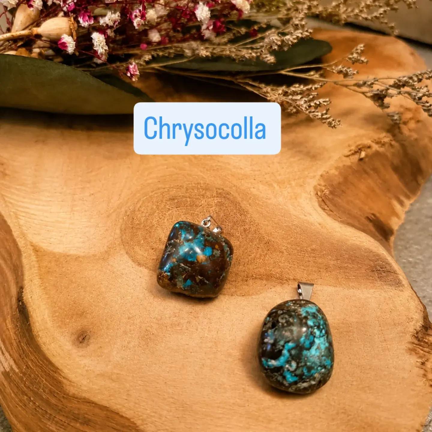 Chrysocolla hanger